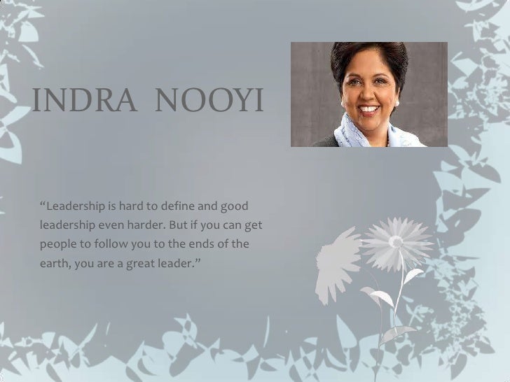 Indra nooyi