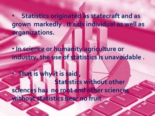 Indroduction to business statistics | PPTX