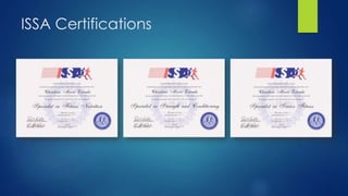 ISSA Certifications
 