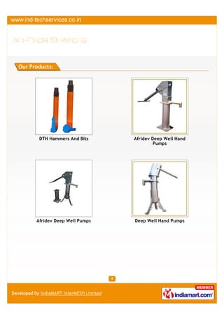 Our Products:




           DTH Hammers           DTH Hammers And Bits




       Afridev Deep Well Hand   Afridev Deep W...