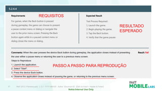 REQUISITOS

                               RESULTADO
                               ESPERADO




     PASSO A PASSO PARA REPRODUÇÃO
 