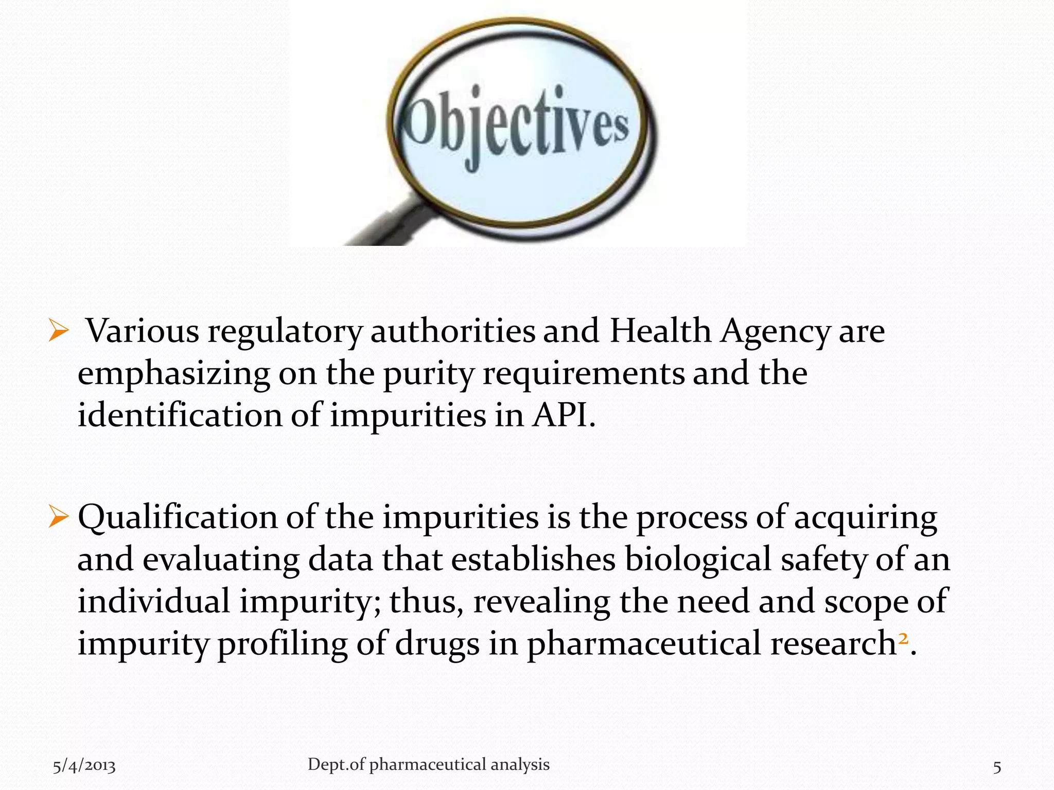 Indu...impurity profiling of api’s using rp hplc as per | PPTX