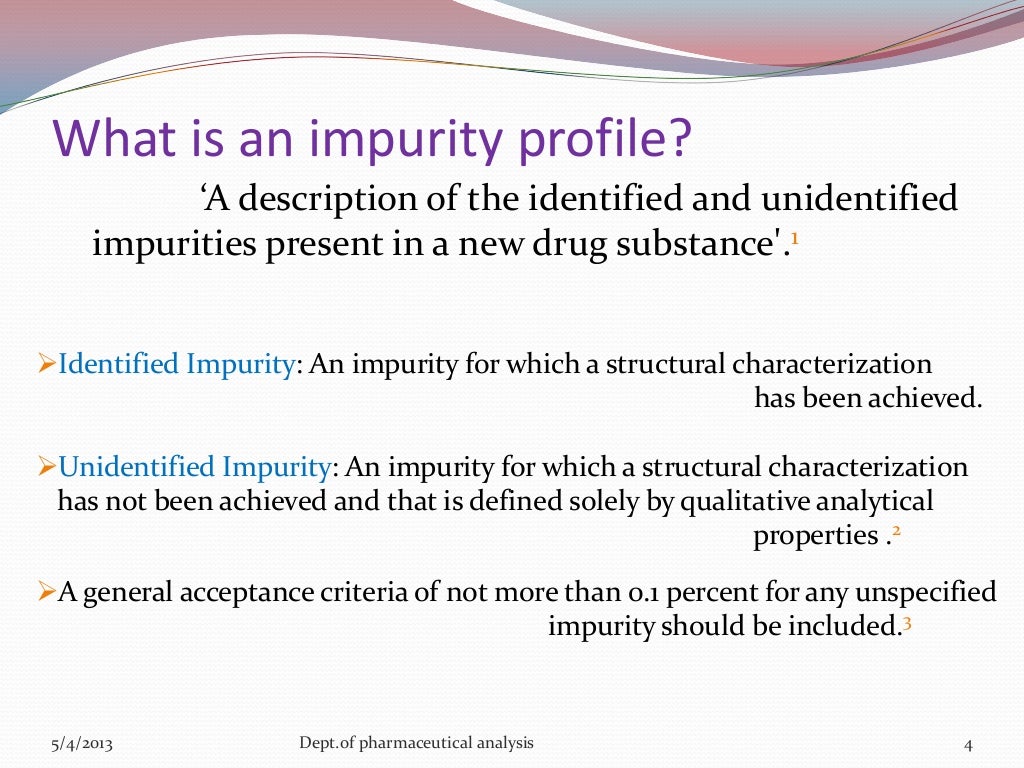 Indu...impurity profiling of api’s using rp hplc as per