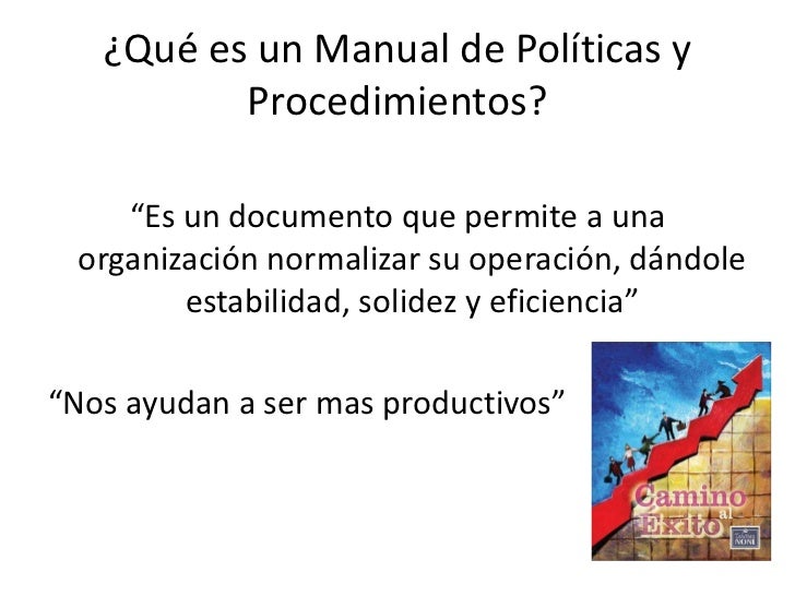 Inducción manuales de políticas y procedimientos
