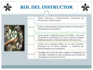 ROL DEL INSTRUCTOR 
 