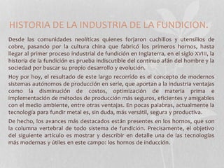 HORNOS DE INDUCCIÓN