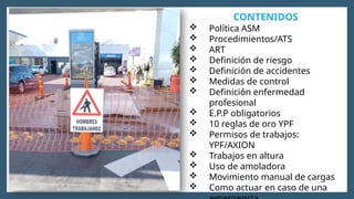 INDUCCION a obra seguridad e higieneeeee | PPTX