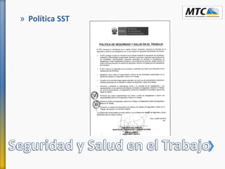 » Política SST
 