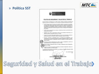 » Política SST
 