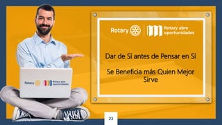 SOCIO NUEVO DE ROTARY