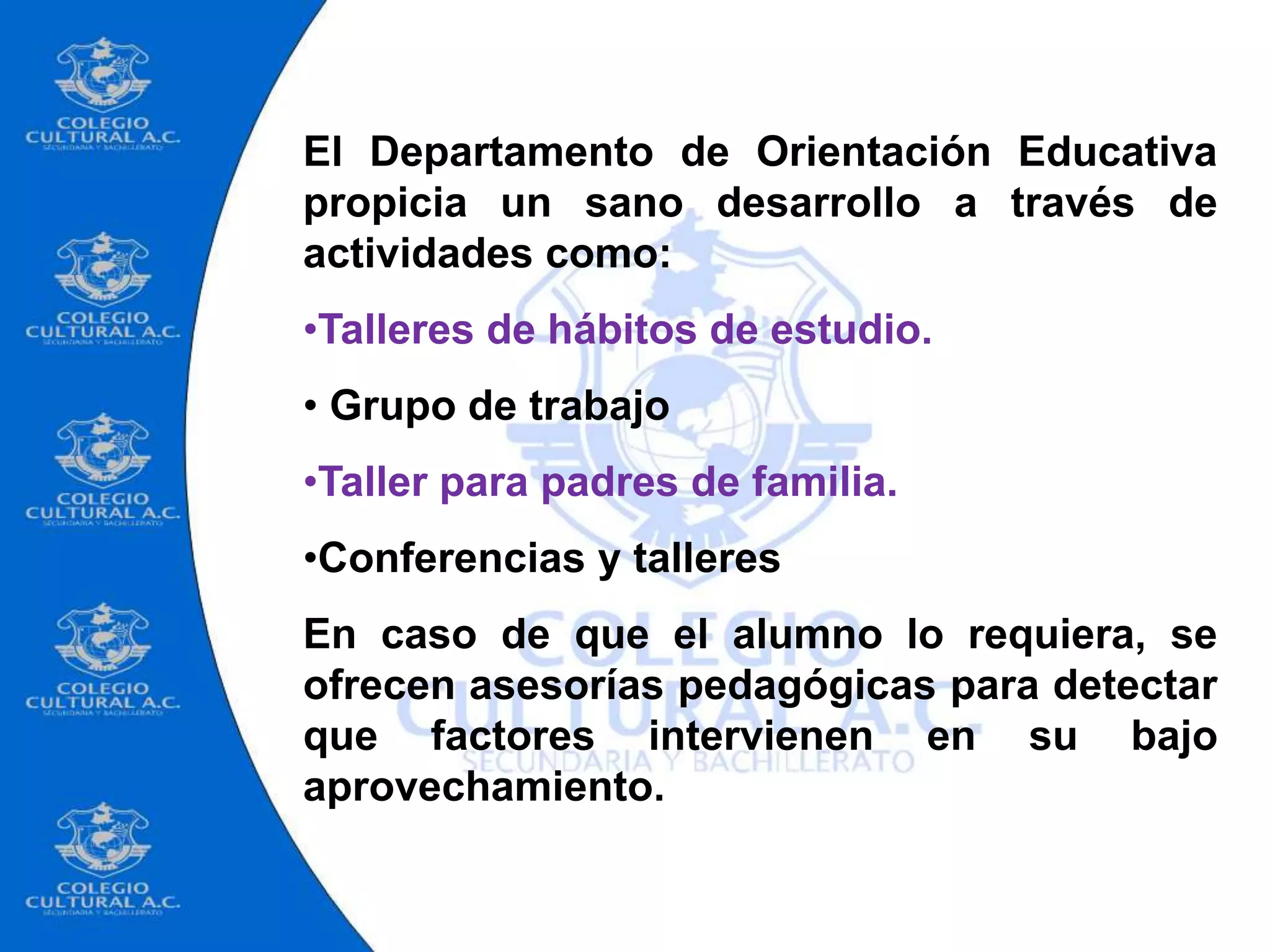 Induccion colegio cultural | PPT