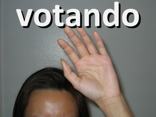 votando 