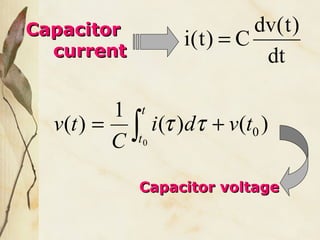 Inductance and capacitance | PPT