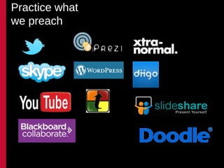 Practice what
we preach
 