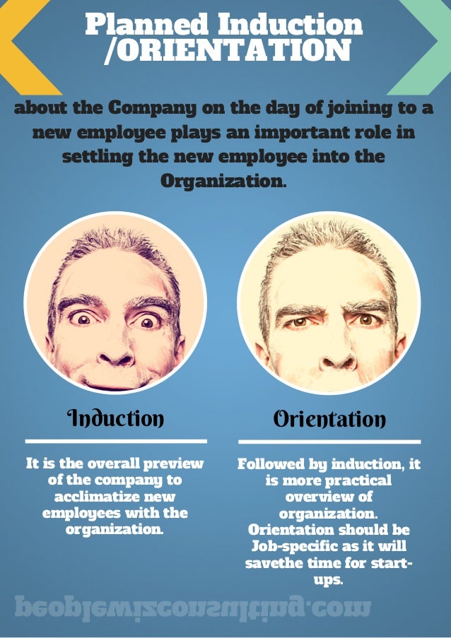 Induction/Orientation