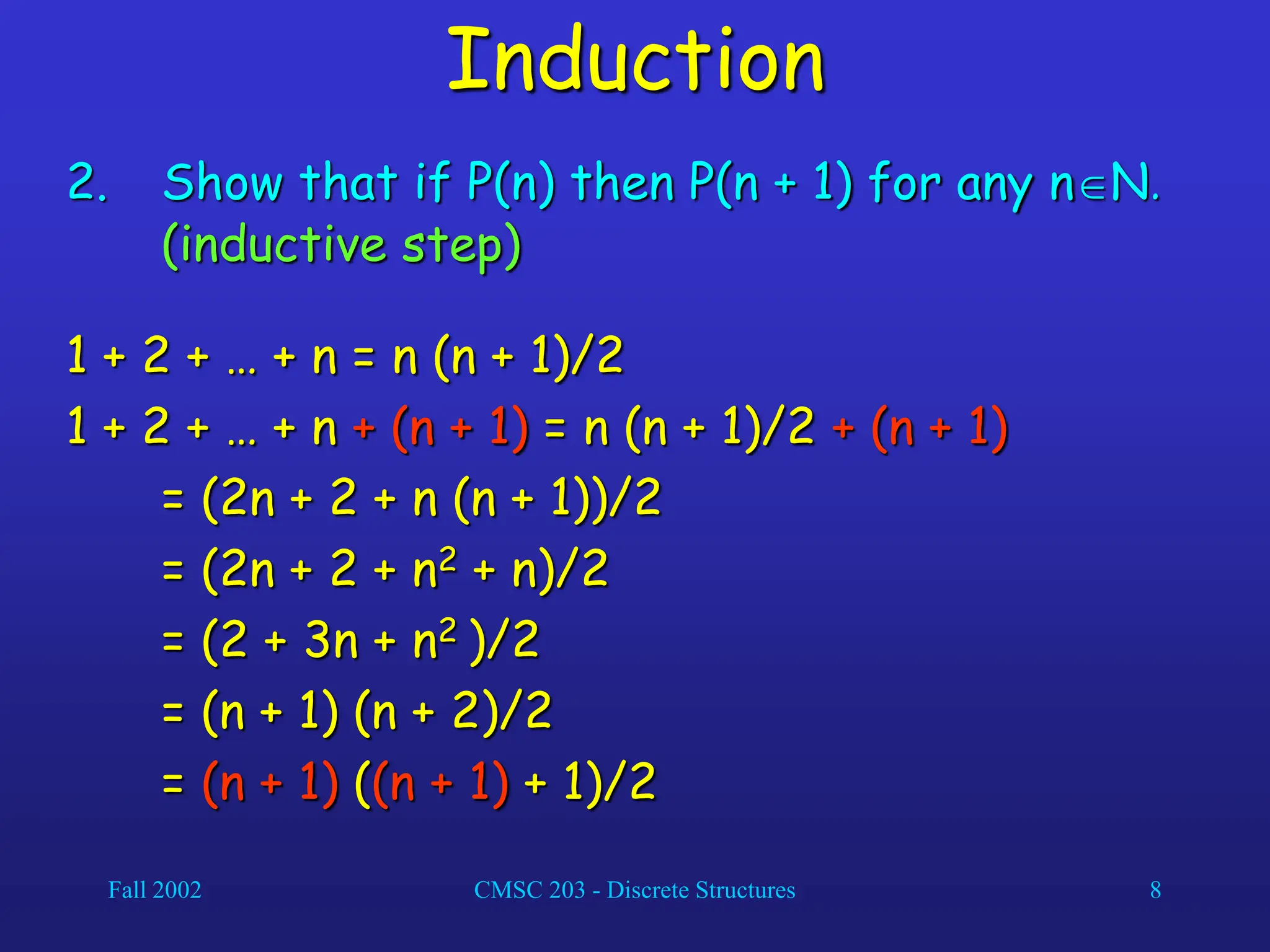 Introduction To Mathematical Induction