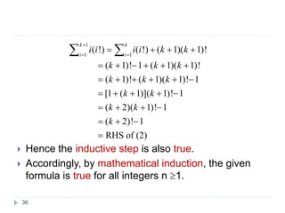 mathematical induction and stuff Induction.pptx