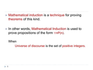 mathematical induction and stuff Induction.pptx