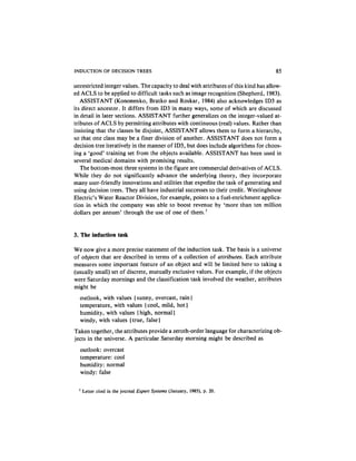 Induction of Decision Trees | PDF