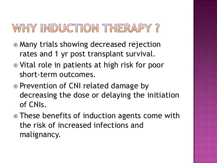 Induction agents in renal transplantation