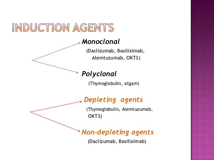 Induction agents in renal transplantation