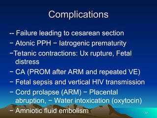 Arm Induction Comprehensive Guide to Induction and Augmentation of Labor in ...