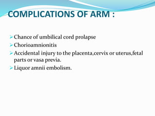 Arm Induction Induction and augmentation of labour | PPTX