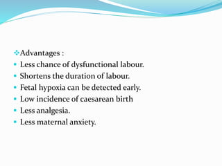 Induction and augmentation of labour