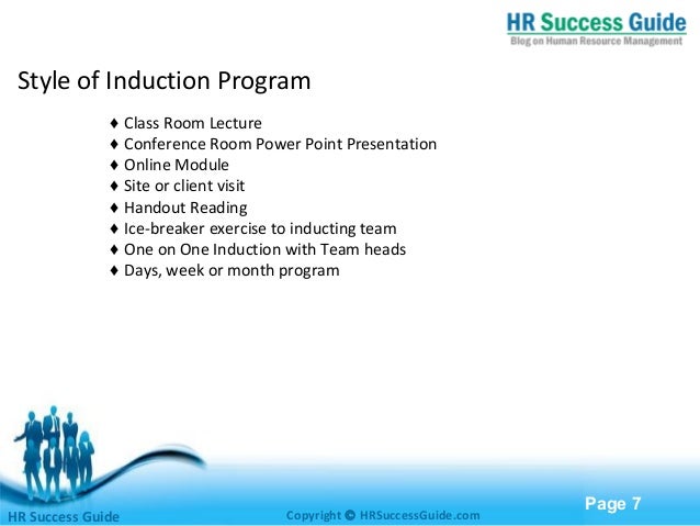 induction and orientation orientation presentation ppt