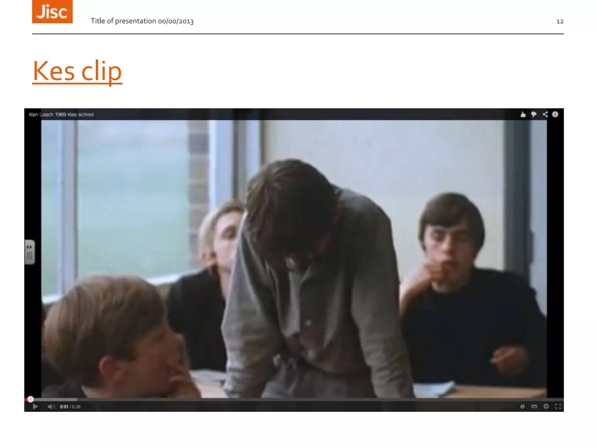 Kes clip
Title of presentation 00/00/2013 12
 