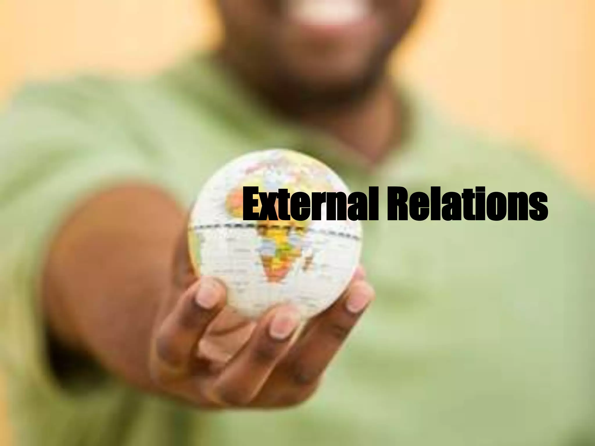 External Relations 
 