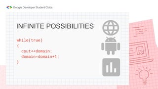 Google developer student clubs - Induction 2021 | PDF