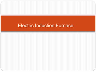 Electric Induction Furnace 
 