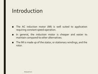 Electrical Power Systems Induction motor | PPTX