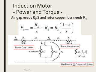 Electrical Power Systems Induction motor | PPTX