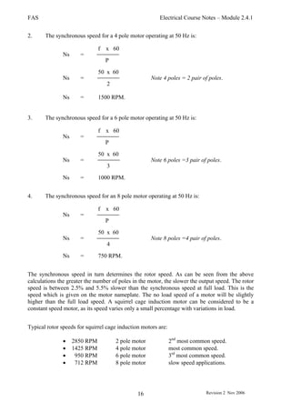 Induction motors | PDF