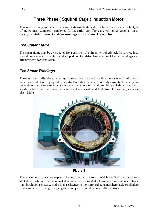 Parts Of Induction Motor