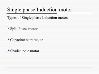Induction Motors_ppt .......................... | PPT