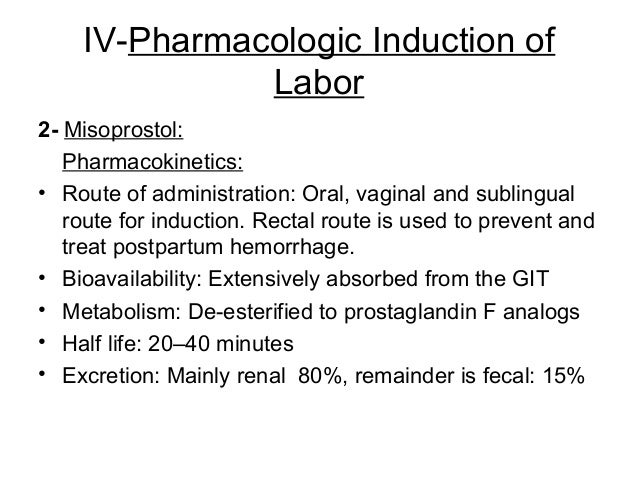 cytotec for induction of labor dose