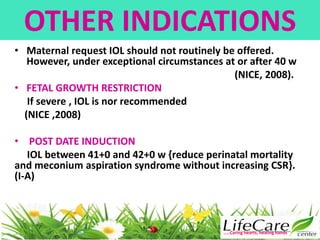 An update INDUCTION OF LABOR : WHO, WHEN, HOW ,WHERE & OUTCOME? | PPTX