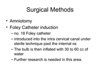 Induction of labour | PPT