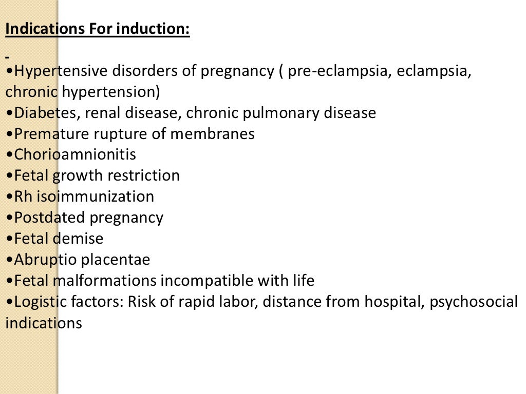 Induction of labour (2)