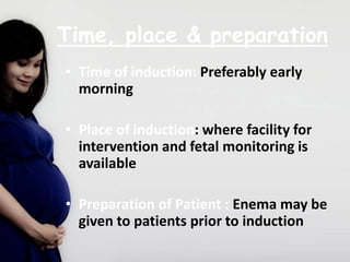 Induction of labour | PPTX