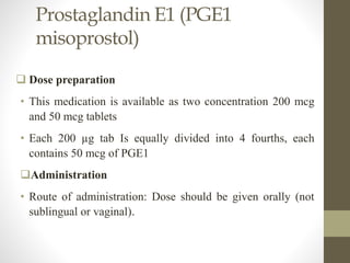 Pge1 Injection induction of labour prtocol in palestine.pptx