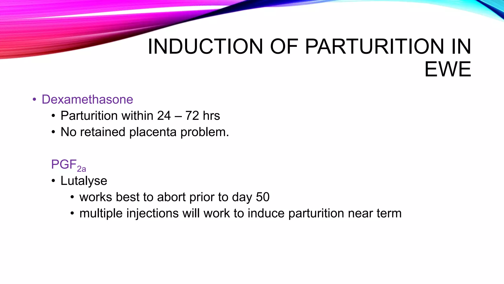 Induction of parturition & elective termination of pregnancy | PPTX