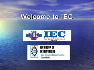 Welcome to IEC
 