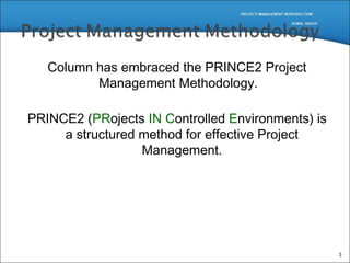 Introduction to Project Management PRINCE 2 | PPT