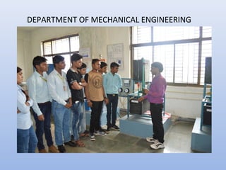 DEPARTMENT OF MECHANICAL ENGINEERING
 