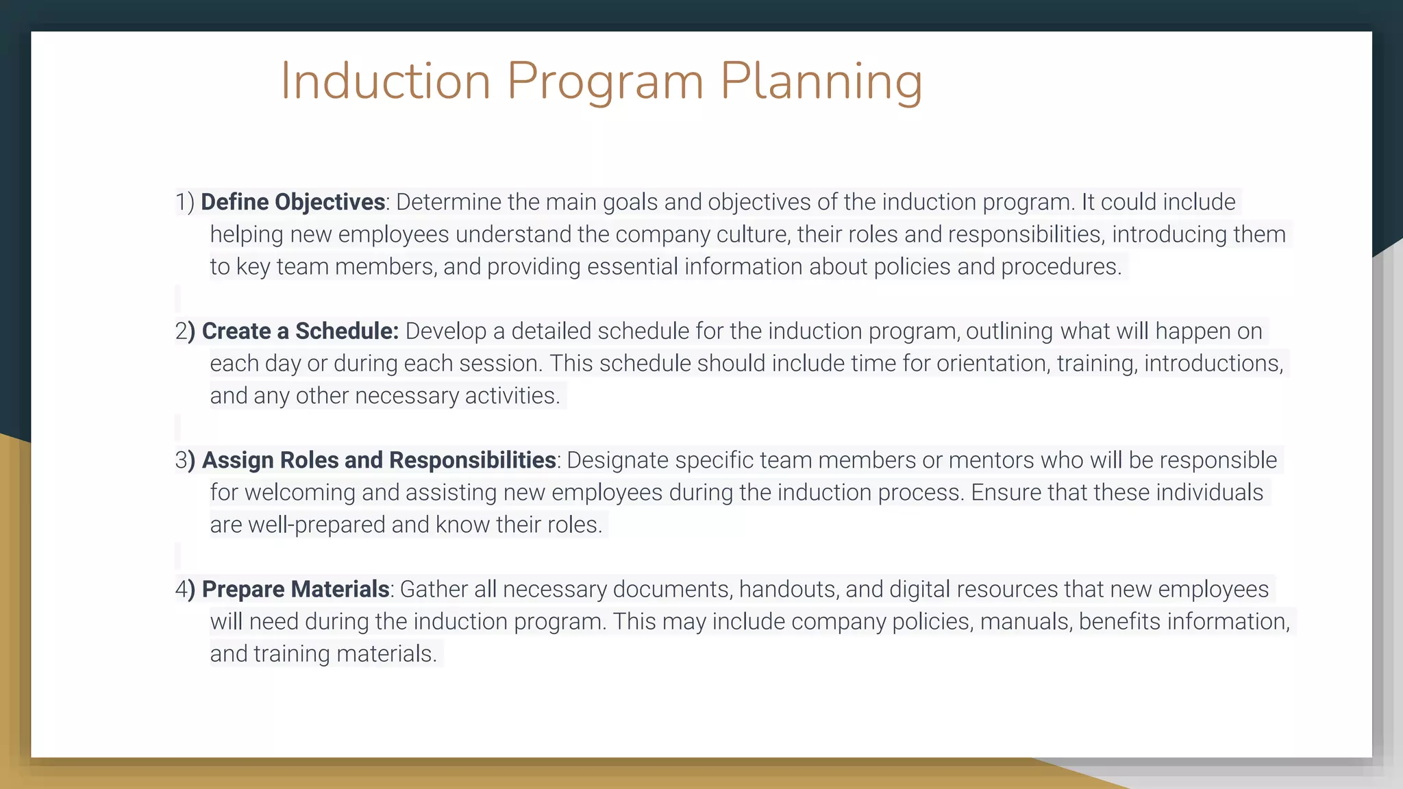 Induction Program Planning and Compensation structure .pptx