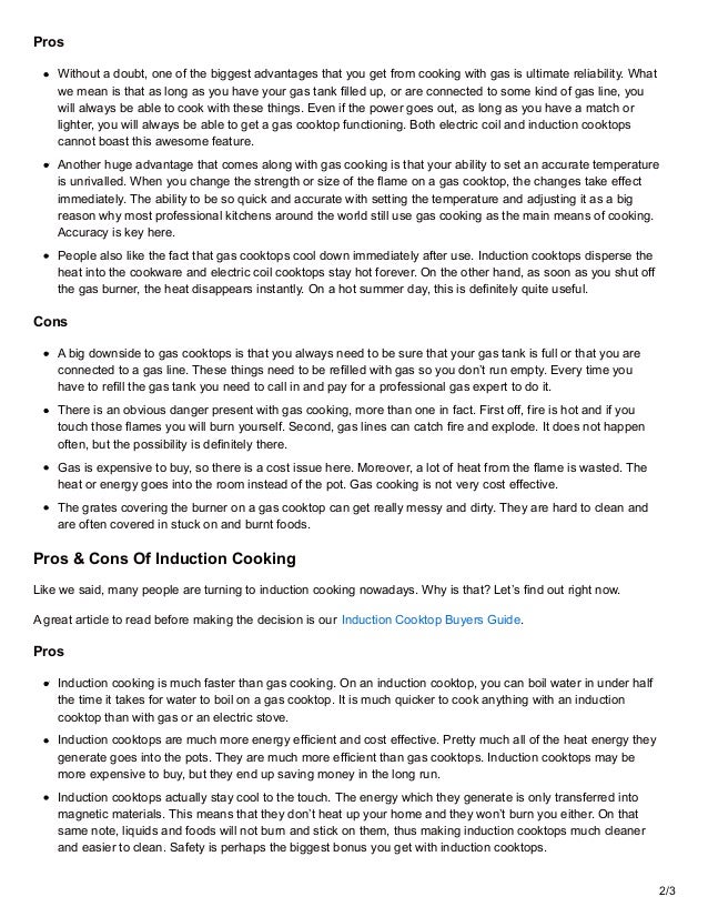 Induction Vs Gas Cooking Pros And Cons Thestorefrontcompany